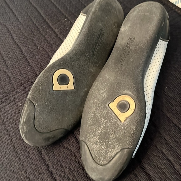 Salvatore Ferragamo Italian made black and white loafers - Picture 3 of 3